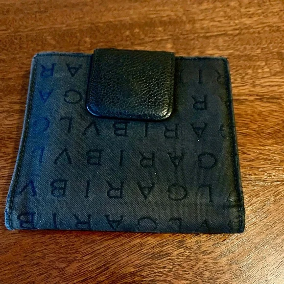 XXSOLDXX BVLGARI Denim and Leather Monogram Wallet EUC - Picture 2 of 10